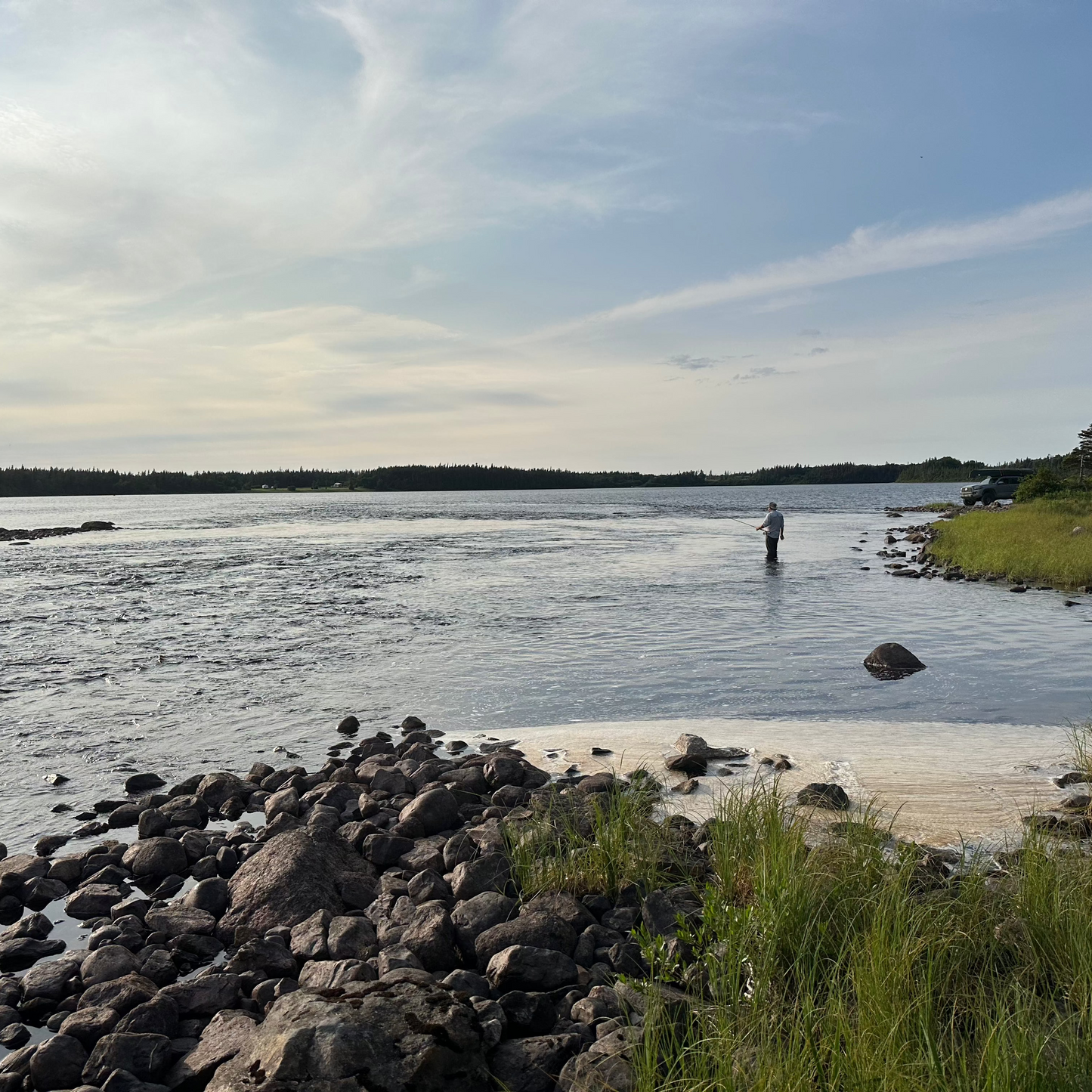 Lee Wulff Fly Fishing Lodge nestled in the heart of Newfoundland