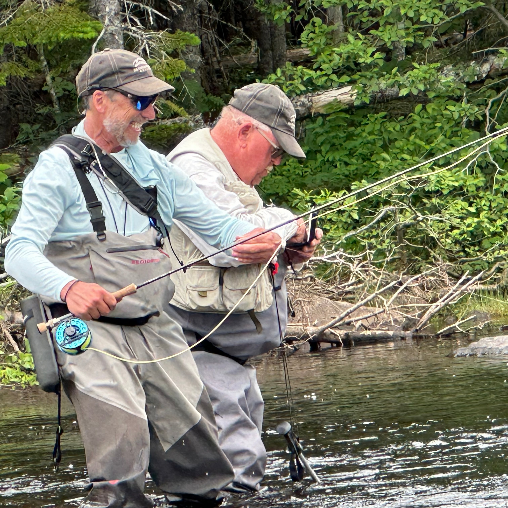 Lee Wulff Fly Fishing Lodge nestled in the heart of Newfoundland