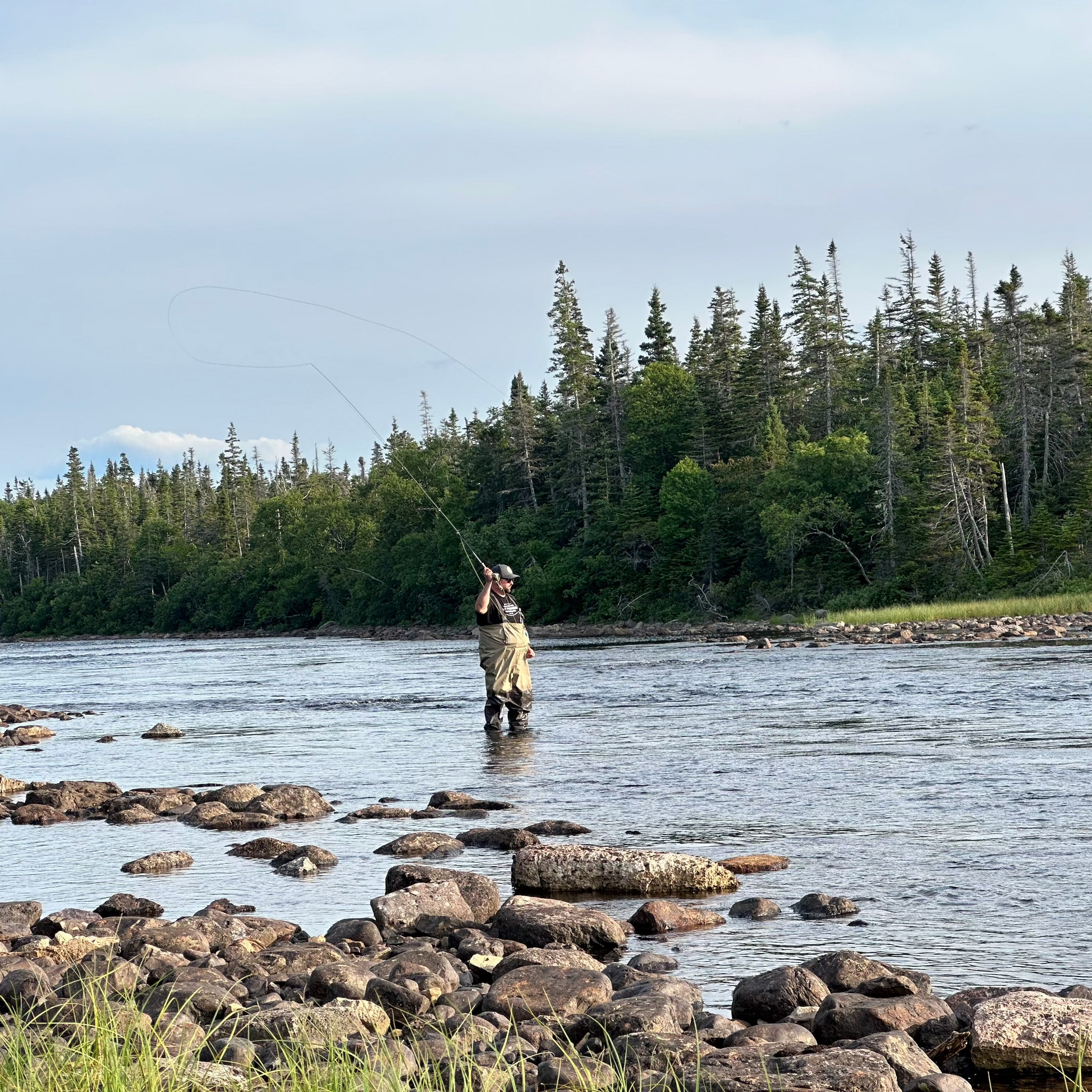 Lee Wulff Fly Fishing Lodge nestled in the heart of Newfoundland