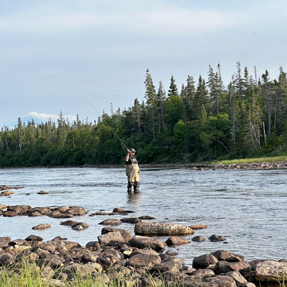 Lee Wulff Fly Fishing Lodge nestled in the heart of Newfoundland