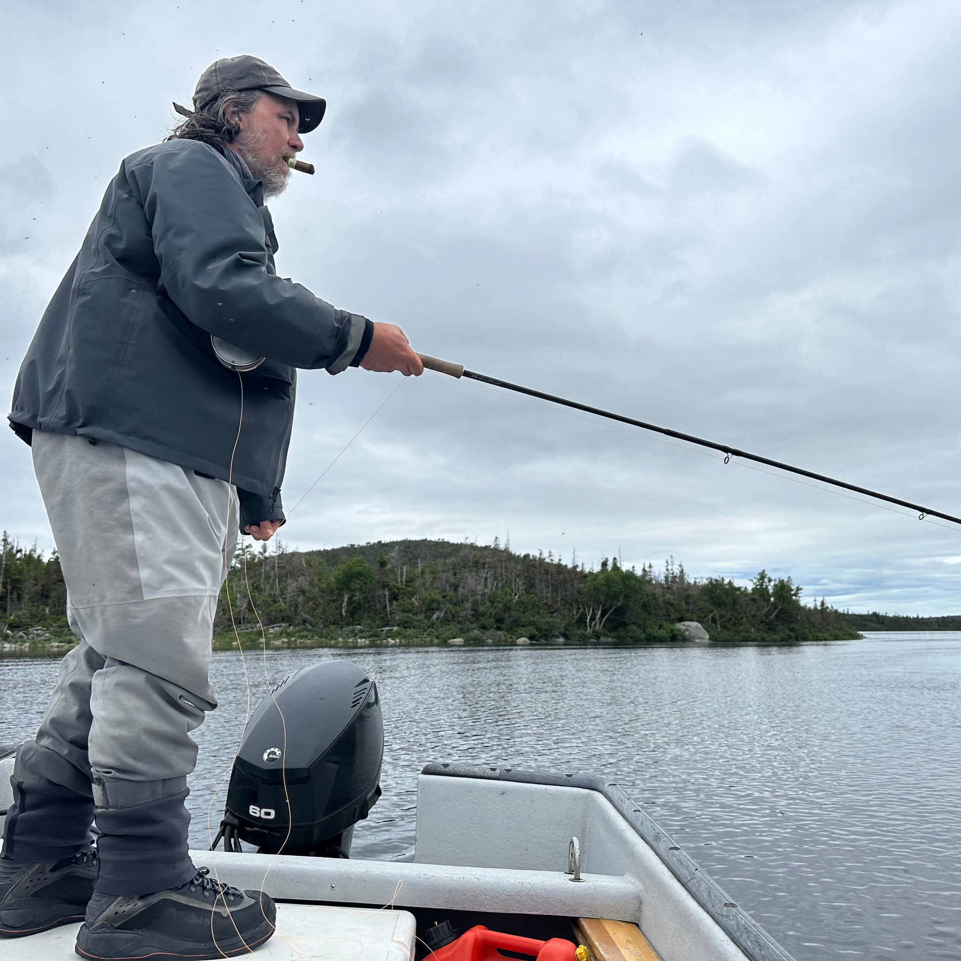 Lee Wulff Fly Fishing Lodge nestled in the heart of Newfoundland